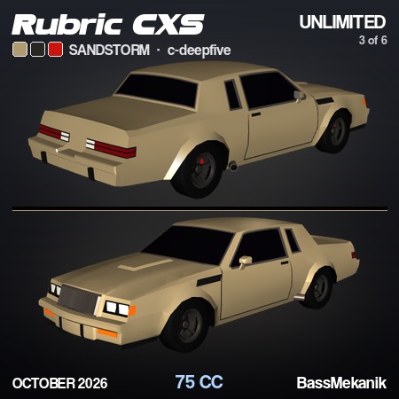 Rubric CXS Sandstorm by BassMekanik
