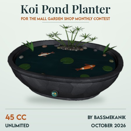 Koi Pond Planter by BassMekanik