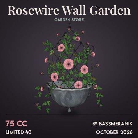 Rosewire Wall Garden by BassMekanik
