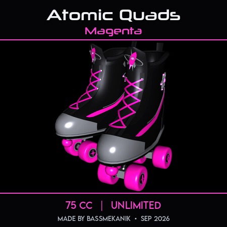 Atomic Quads Magenta by BassMekanik