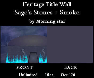 HTH Sage's Stones by Morning.star