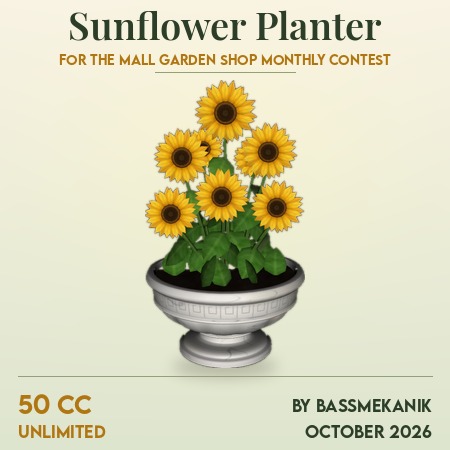 Sunflower Planter by BassMekanik