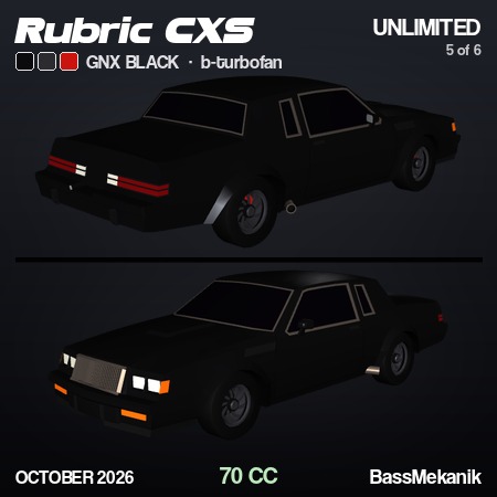 Rubric CXS Black by BassMekanik