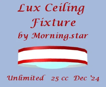 Lux Ceiling Fixture(25)[1206] by Morning.star