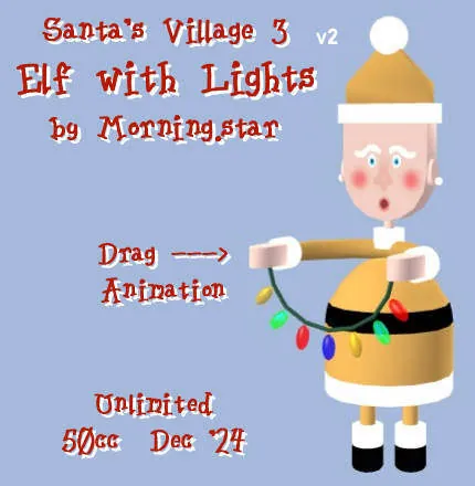 Elf with Lights(50)[1210] by Morning.star