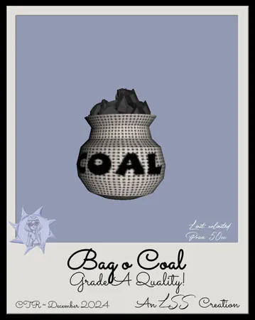 Bag O Coal(50){1117} by LSS