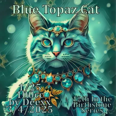 Blue Topaz Cat(100)[0307] by deexx