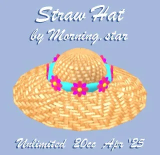 Straw Hat(20)[0404] by Morning.star