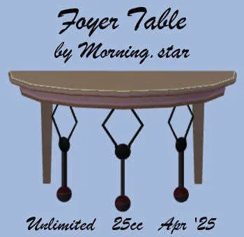 Foyer Table(25)[0411] by Morning.star