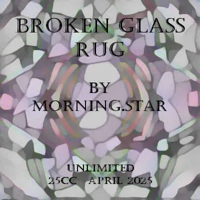 Broken Glass Rug(25)[0415] by Morning.star
