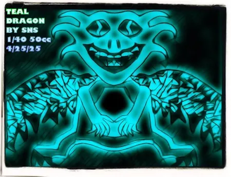 Teal Dragon(50)[0425] by SweetNSinister