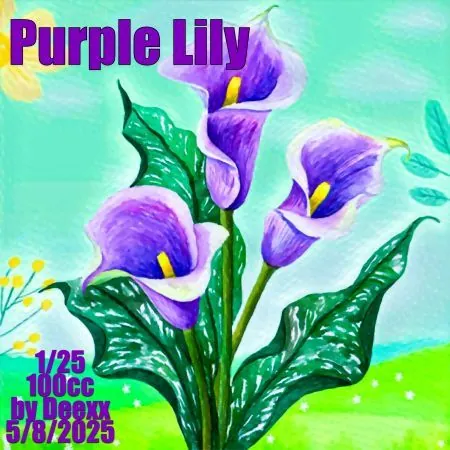 Purple Lily(100)[0513] by deexx