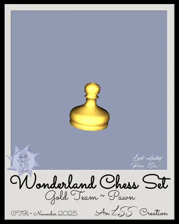 Wonderland Gold Pawn(10)[1111] by LSS