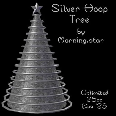 Silver Hoop Tree(25)[1125] by Morning.star