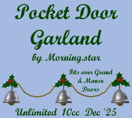 Pocket Door Garland(10)[1209] by Morning.star