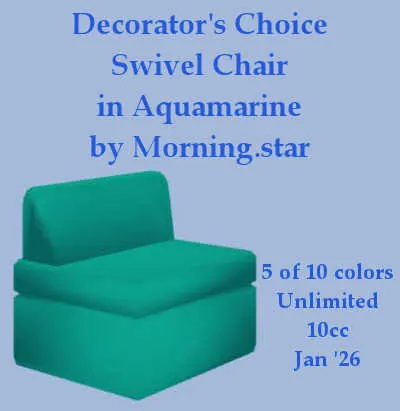 DC Chair Aqua(10)[0120] by Morning.star