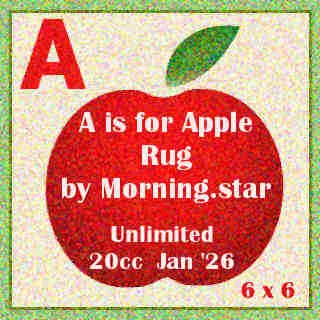 A is for Apple Rug(20)[0123] by Morning.star
