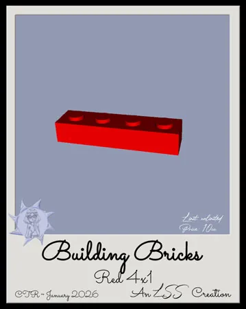 BBricks-Red 4x1(10)[0127] by LSS