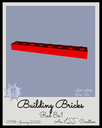 BBrick-Red 8x1(10)[0130] by LSS
