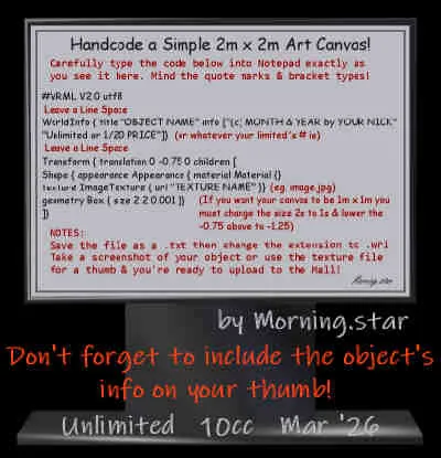 VRML Canvas Code(10)[0330] by Morning.star