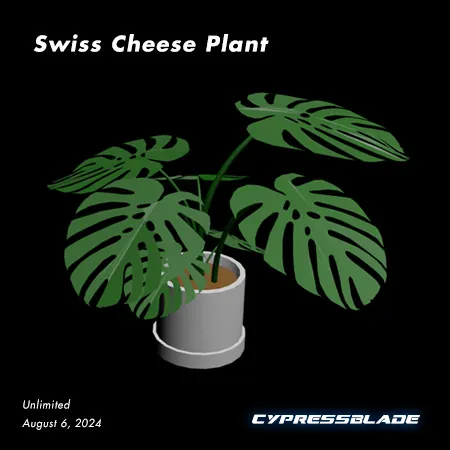 Swiss Cheese Plant(30){1028} by CypressBlade