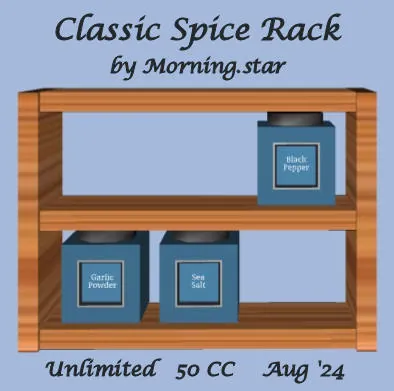 Classic Spice Rack(50)[0830] by Morning.star