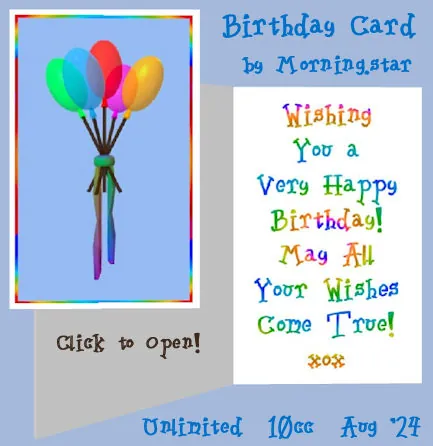 Birthday Card(10)[0830] by Morning.star