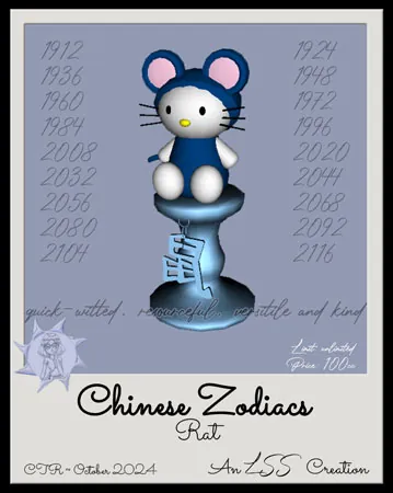 Chinese Zodiac Rat(100)[1101] by LSS