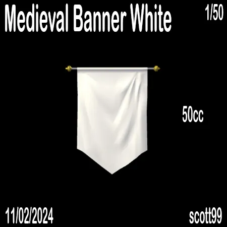 Medieval Banner White(50)[1105] by scott99