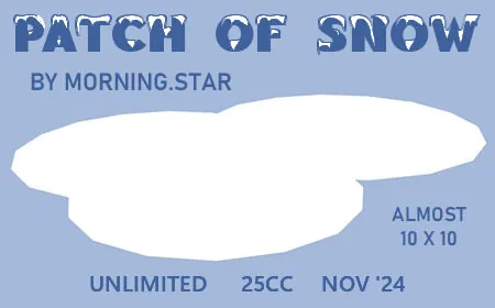 Patch of Snow(25){1103} by Morning.star
