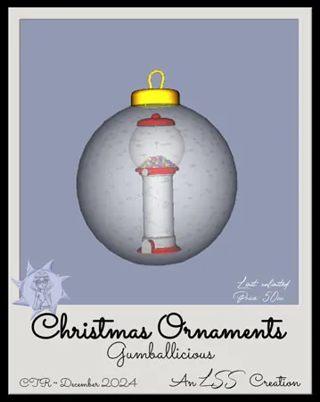 Gumball Ornament(50)[1203] by LSS