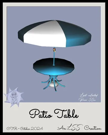 Patio Table(50){0531} by LSS