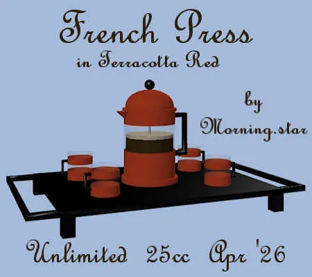French Press Red(25)[0424] by Morning.star