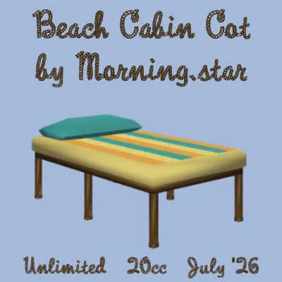 Cabin Cot(20)[0710] by Morning.star