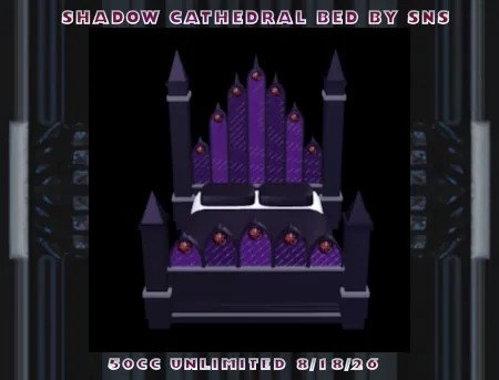 Shadow Cathedral Bed(50)[0821] by SweetNSinister