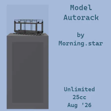 Model Autorack(25)[0821] by Morning.star