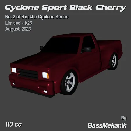 Cyclone Black Cherry by BassMekanik