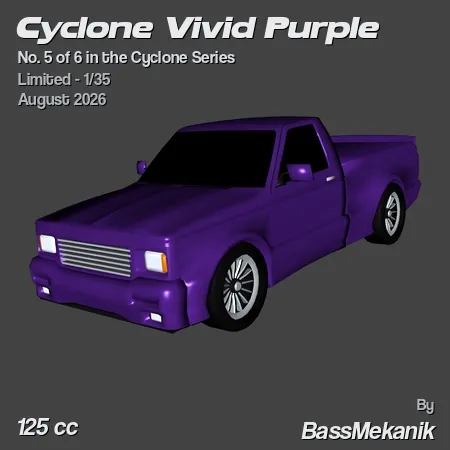 Cyclone Vivid Purple by BassMekanik