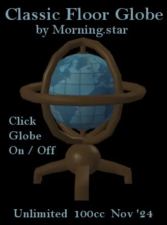 Classic Floor Globe(100)[1105] by Morning.star