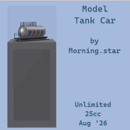 Model Tank Car(25)[0814] by Morning.star