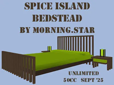 Spice Isle Bedstead(50)[0902] by Morning.star